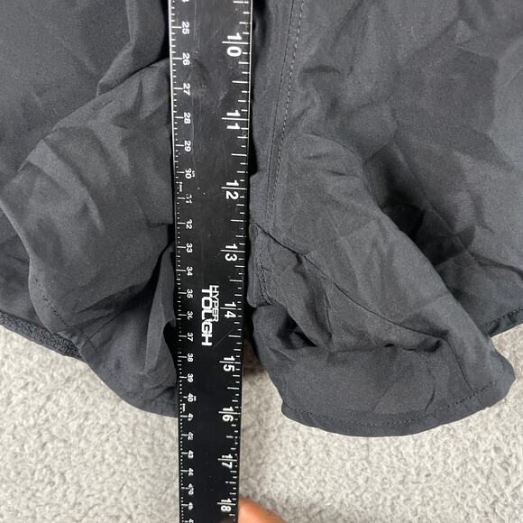 Fabletics Women's Large Black Polyester Elastane Nylon Sun Chaser 4in Short - Picture 7 of 11